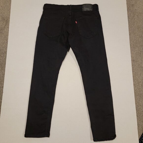 Levi Strauss 512 32x39 Mens Black Jeans Silver Tab - Picture 5 of 5